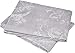 Amazon Brand – Pinzon 170-Gram Flannel Cotton Pillowcases, Set of 2, Standard, Floral Grey