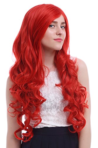 Nuoqi Anime Cosplay Costumes Wigs Ladies Fashion Long Curly Wavy Hairs