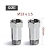 Universal O2 Sensor Spacer Adapter Isolator, CEL Fix Check Engine Light Eliminator Adapter Extender, for Exhaust Systems with M18 x 1.5 Sensor Holes (Pack of 2)