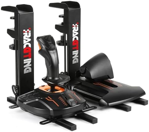 Amazon.com: WELLMETE 2 Set Hotas Flight Desk Mount for Flight Game