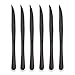 Berglander Black Titanium Plating Stainless Steel Steak Knives Heavy-Duty Stainless Steel Steak Knife Set of 6 for Chefs Commercial Kitchen Great For BBQ Weddings Dinners Parties All Homes & Kitchens