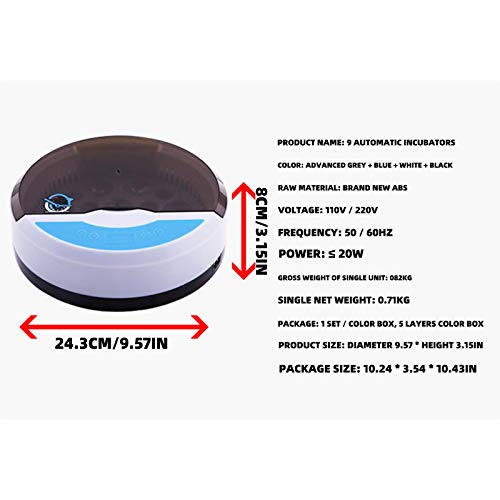 Vollautomatische Inkubator, Brutmaschine, Hühner Motorbrüter mit digitaler Präzieser Temperatur- und… – Bild 8