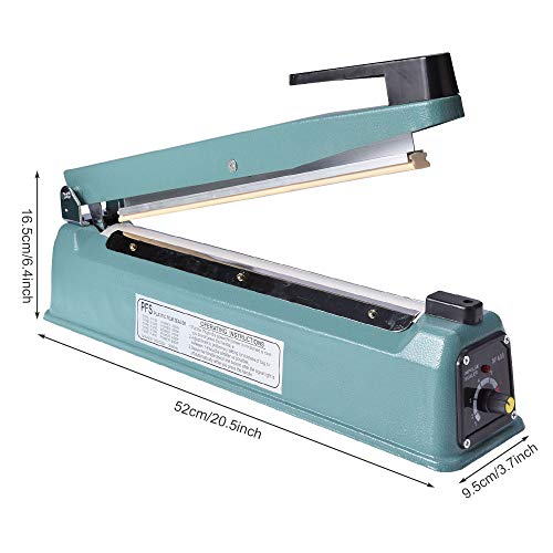 image for slendor 16 inch Impulse Bag Sealer w/Adjustable Timer Heat Seal Closer