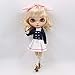 Original Doll Clohtes Outfit, Old School Uniform(Coat + Dress + Stocking) , Doll Dress Up for 1/6 12inch Doll or ICY Doll- Fortune Days(YW-YF011)