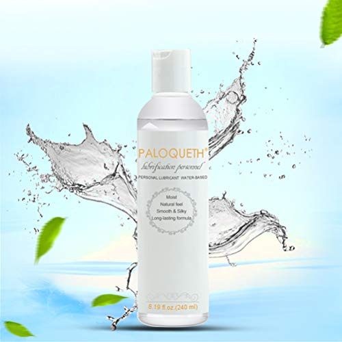 Personal Water Based Lubricant 8.2oz, PALOQUETH Premium FDA Certified Long-Lasting Value Based Lube for Women Silicone Toys 100% Safe Paraben-Free Hypoallergenic - Thumbnail 3