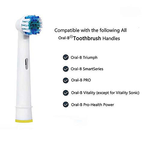 Grace Care Replacement Toothbrush heads,8 PCS Fits for Oral B Electric Toothbrush EB-17A,Sensitive Clean Professional,Sensitive Gum Care,Extra Soft Bristle - Thumbnail 4