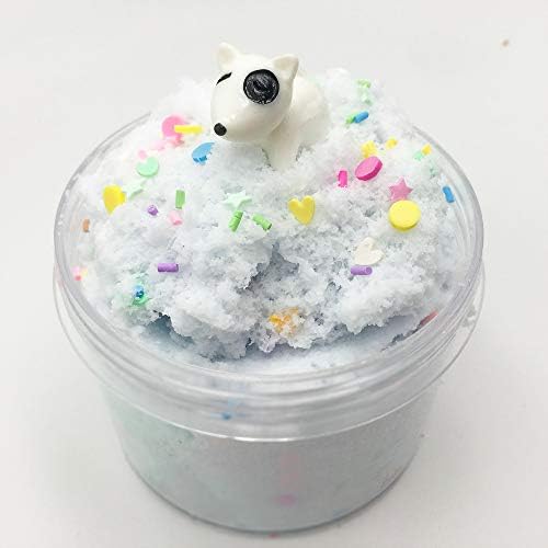 Light Blue Cloud Slime Fluffy Foam Slime Scented Slime Clay Sludge Beading Supplies Toys for Adults and Kids 8oz