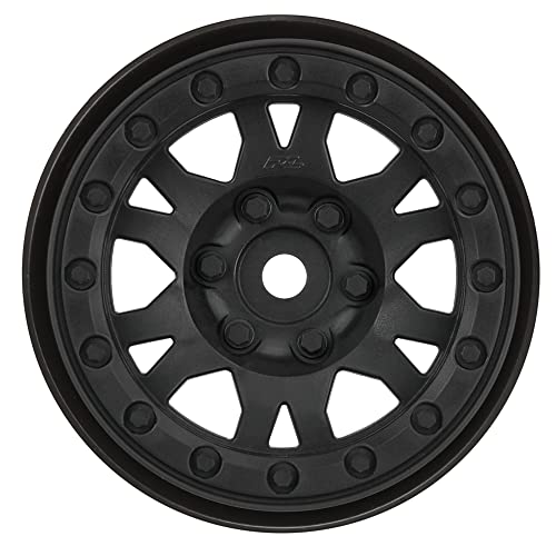 Pro-Line Racing Fr R Impulse 1.9 Blk Plastic Bead-Loc WhlCrawler PRO276903 RC T…