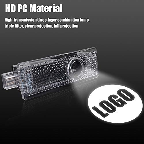 Car Door Light Logo Projector Lighting, 4 Pcs LED Car Ghost Shadow Welcome Lights East Installtion for BMW M 3 5 6 7 X Z GT Mini Series - Thumbnail 3