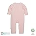 Burt's Bees Baby Baby Girls' Romper Jumpsuit, 100% Organic Cotton One-Piece Coverall, Quilted Blossom, 18 Months
