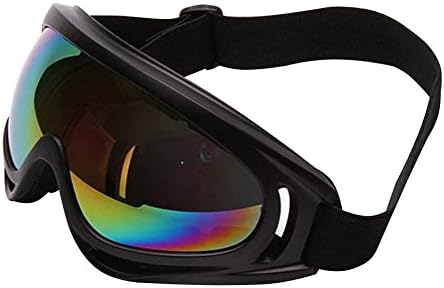 Minalo UV Protection Outdoor Sports Ski Glasses CS Army Tactical Military Goggles Windproof Snowmobile Bicycle Motorcycle Protective Glasses Ski Goggles