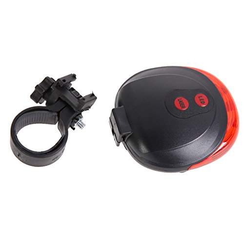 Bicycle LED Tail Light Safety Warning Light 5 LED+ 2 Laser Red Night Mountain Bike Rear Light Lamp Bycicle Light.