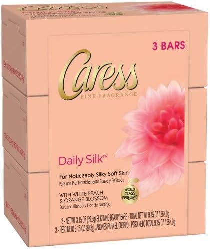 Caress Beauty Bar Daily Silk 3.15 oz - 3 Bars (Pack of 2)