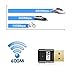 WiFi Adapter AC600 Wireless USB Adapter 5G/2.4G Dual Band Network Lan Card 802.11ac Mini USB WiFi Dongle Adapter Mailiya Wireless Network Adapter Support Windows XP/Vista/7/8.1/10/Mac OS X 10.4-10.11