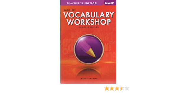 Voary Workshop Level F Teacher S Edition Jerome Shostak 9780821580318 Books