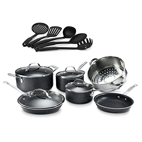 Granitestone 10Piece NonStick Ultra Durable, Mineral & Granite Coated