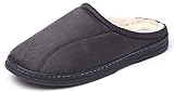 KushyShoo Men's Indoor Outdoor Cozy Clog Slippers