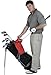 Spotless Swing Golf Towel | Microfiber Golf Club Cleaner Towel with Clip | 3-in-1 Design for Ultimate Convenience | Premium Multi-Use Accessories for Men and Women, Black/Red