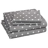 AmazonBasics Soft Microfiber Sheet Set with Elastic