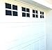 Sanfurney Magnetic Garage Door Windows Panes Faux Fake Decorative Window Decals 32 Pack for 2 car Garage Kit