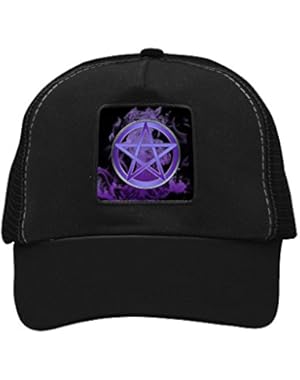 Unisex Magic Five Star Mark Trucker Hat Adjustable Mesh Cap