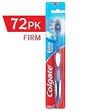 COLGATE Extra Clean Toothbrush (Case of 72), Soft Manual Toothbrush, Value Gentle Toothbrush for Good Mouth, Gums and Oral Care, Dentist Recommended (Model Number: 155677)