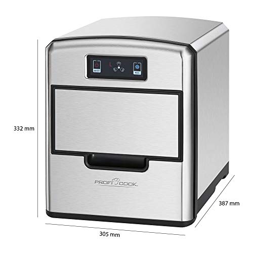 ProfiCook Eiswürfelbereiter PC-EWB 1187 elektrische Eiswürfelmaschine für ca. 10-15kg/24h, Ice-Maker mit Sensor-Touch… – Bild 6
