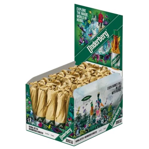 Underberg Kraeuterspirituose, Vorratspackung (30 x 0.02 l)
