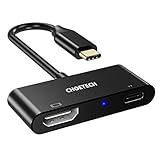 CHOETECH USB C to HDMI Adapter(4K@60hz), USB Type-C HDMI Female Adapter with 60W PD Charging Port Thunderbolt 3 Compatible with 2018 MacBook Pro/Air,iPad Pro,Surface Book 2,Dell XPS 13/15,Chromebook