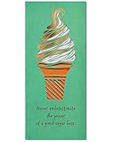 American Greetings Ice Cream Birthday Card with Glitter