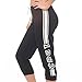 Coco-Limon Women Capri Joggers - French Terry, Double Side Love Print