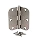 Hager 35088WS Satin Nickel Door Hinges with