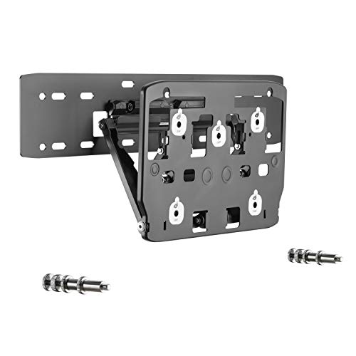 RICOO No Gap TV Wandhalterung Fernseher Halterung SQ75 für Samsung Q7/Q8/Q9 QLED 75 Zoll flach & Ultra Slim Fernsehhalterung Wand neigbar kippbar drehbar Wandhalter schwarz
