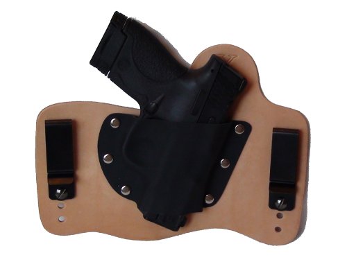 FoxX Holsters Smith & Wesson M&P Shield 9mm & 40 IWB Hybrid Holster Tuckable, Concealed Carry Gun Holster