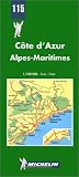 Image de Michelin French Riviera-East (Alpes-Maritimes), France Map No. 115