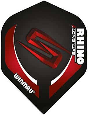 Winmau Rhino Long Life Standard Extra Thick Dart Flights (3 Sets of 3-9 Flights)