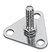 Akro-Mils AWFOOTPLATE4PK - Foot Plate for Chrome Wire Shelf System Upright Leg- Pack of 4(Pack of 4)
