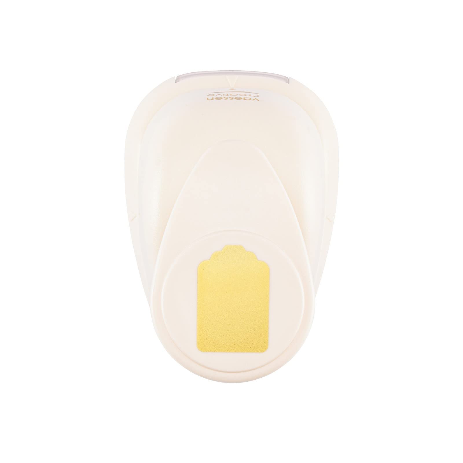 Vaessen Creative Craft Paper Punch - Label - 2,4 x 1,6 cm - Circle Cutter for Crafting and Card Making