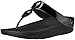 FitFlop Women's Pierra Flip Flop, Black, 9 M US
