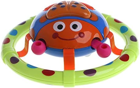 Musical Light Ladybug Toys Round Instrument Gift Design Of Shape And Button Is Good For The Grasping Ability Children