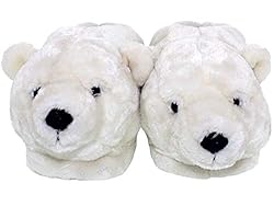 Happy Feet Slippers Polar Bear Animal Slippers for