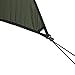 Outdoor Vitals - Ultralight Tarp for Hammock/Shelter - 75D Poly (Green, Scout (4 Sided))