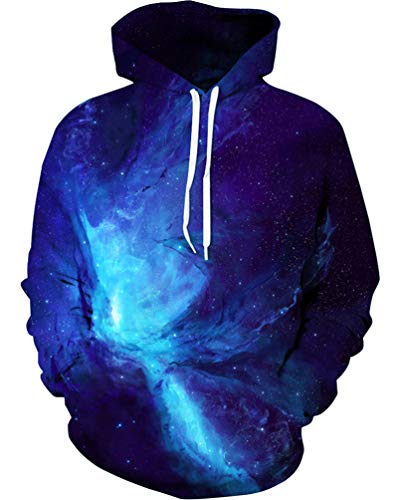 sankill Unisex 3D Digital Pullover Sweatshirt Printed Hoodies Funny Hooded Sweatshirt Pockets