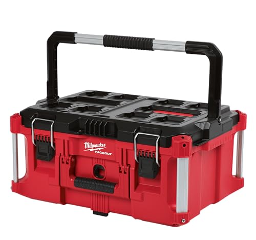 Milwaukee Elektrowerkzeug 48-22-8425 Packout, großer Werkzeugkasten, rot