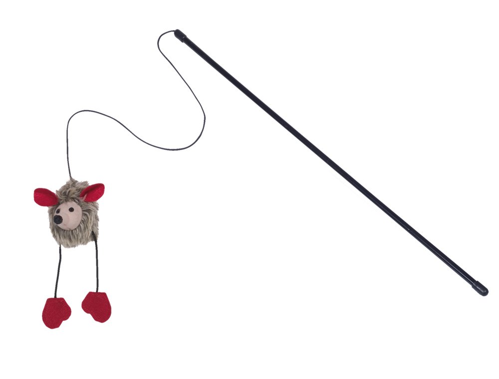 Nobby 66870 Angel with Plush Mouse Toy with Sound