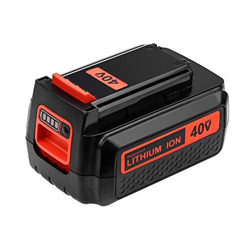 40 Volt MAX 2.5Ah LBX2040 Replacement Battery for Black and Decker 40V Battery Lithium-ion LBXR36 LBXR2036 LST540 LCS1240 LBX1540 LST136W