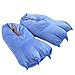 Honeystore Unisex Soft Plush Home Slippers Animal Costume Paw Claw Shoes Blue L