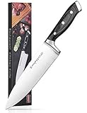 Emojoy Chef Knife, Kitchen Knife 8 inch with Ergonomics Handle, Germanal High Carbon Stainless Steel