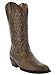 Country Love Boots Round Toe Women's Cowboy Boots W1001-1002 (8.5, Brown)