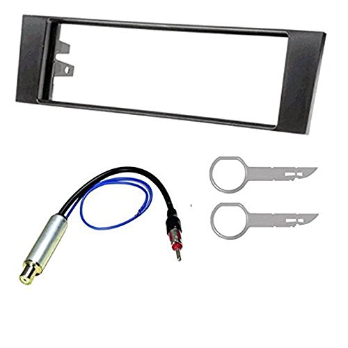 1 DIN Car stereo facia radio adapte for Audi A3 2003-2008 + fakra + keys 1 din